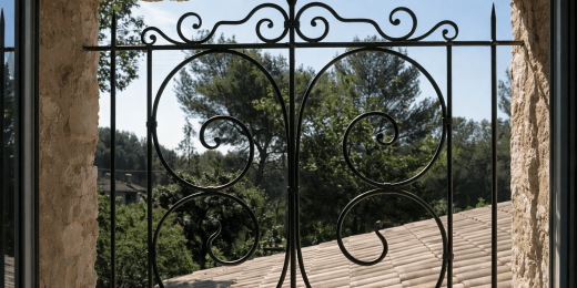 Grilles de défense en fer forgé à Antibes : sécurité et esthétique sur mesure
